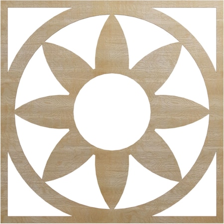 Ekena Millwork Blume Wood Fretwork Pierced Ceiling Medallion, Birch, 40"OD x 13 7/8"ID x 1/4"T CMWP40X40X0250BLBI